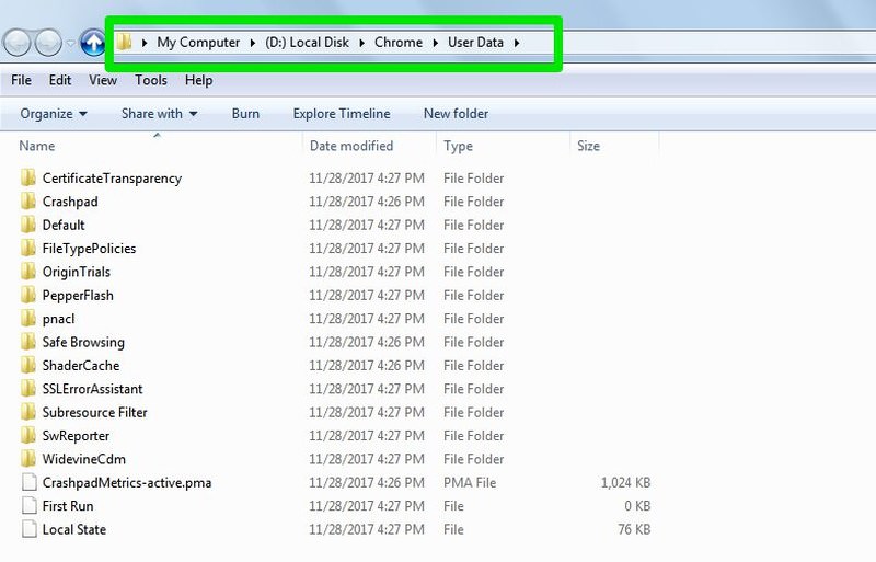 Windows'da farklı bir sürücüye Chrome nasıl yüklenir? 6 chrome in d drive
