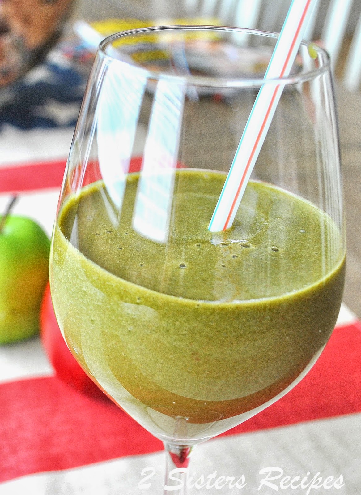 Kale Strawberry Pineapple Protein Smoothie 2 Sisters Recipes by Anna