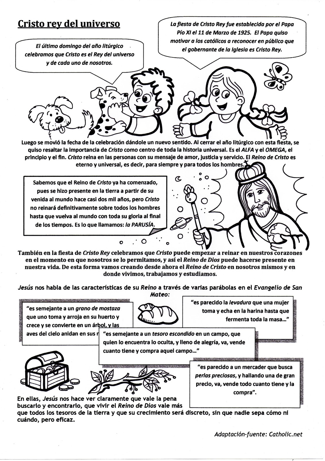 El Rincón de las Melli Cristo Rey del Universo (historia)