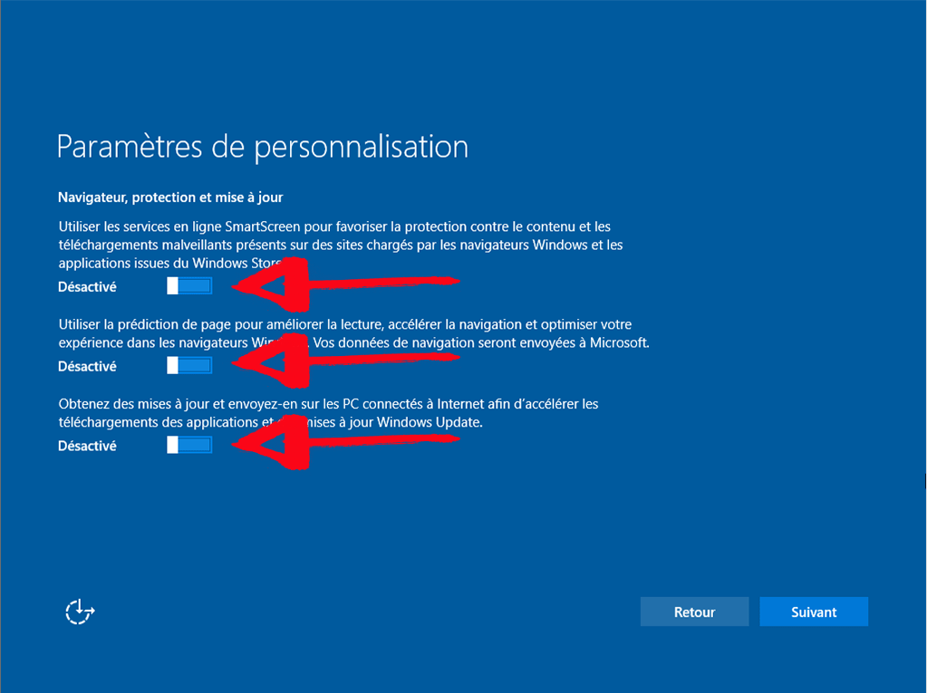 personnaliser l'installation de Windows 8