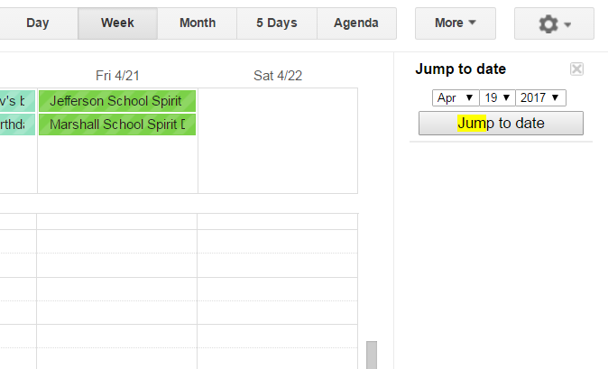View Google Calendar Go To Date Gif