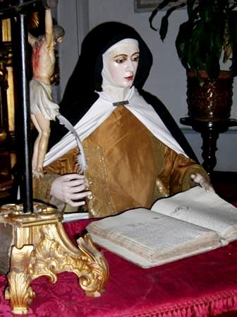 Santa Teresa de Jesús Foto de Santa Teresa de Avila en cera