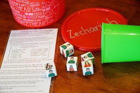 teacher gift idea classroom farkle game with students photos