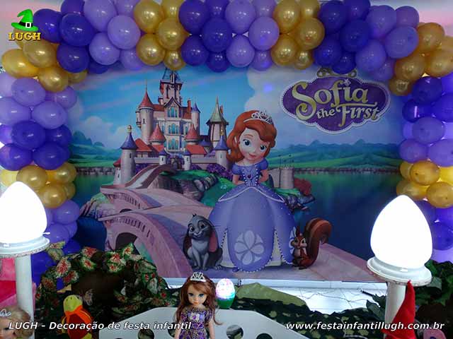 Decoração festa Princesa Sofia - Aniversário infantil