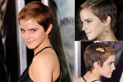 Emma Watson short haircut with bang Emma Watson short haircut with bang