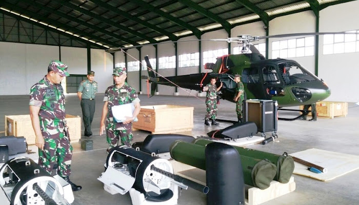 TNI Uji Coba Helikopter Serang di Sumsel