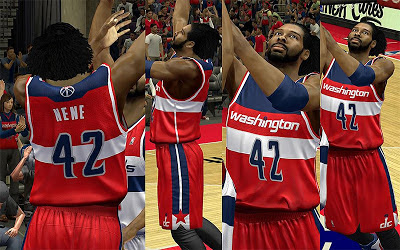 NBA 2K13 Washington Wizards Jersey Pack Mod