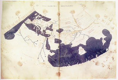 El mapamundi de Ptolomeo, año 150