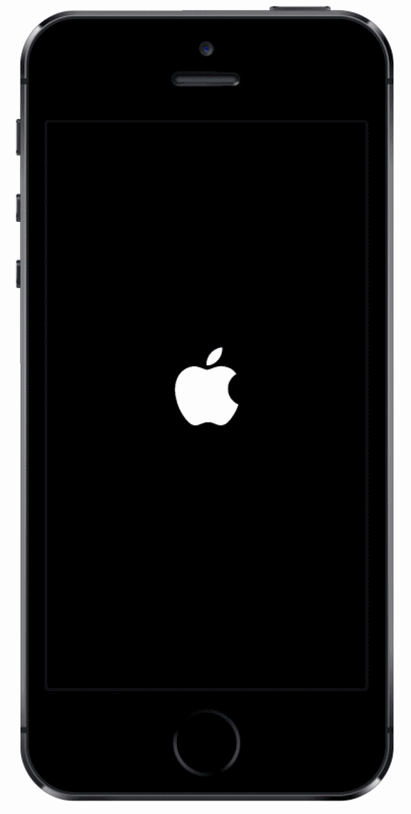 Iphone не включается экран. Айфон. Включение айфона. Iphone черный. Экран яблока айфон.