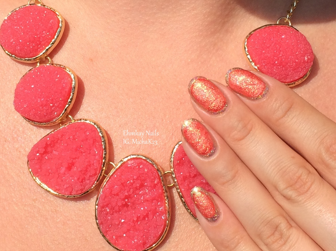 ehmkay nails Nail Art Inspired by Jewelry Round 1