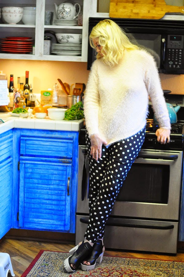 Polka Dot pants forever 21 shopping Fashion Valley Beauty by SW fashion bloggers
