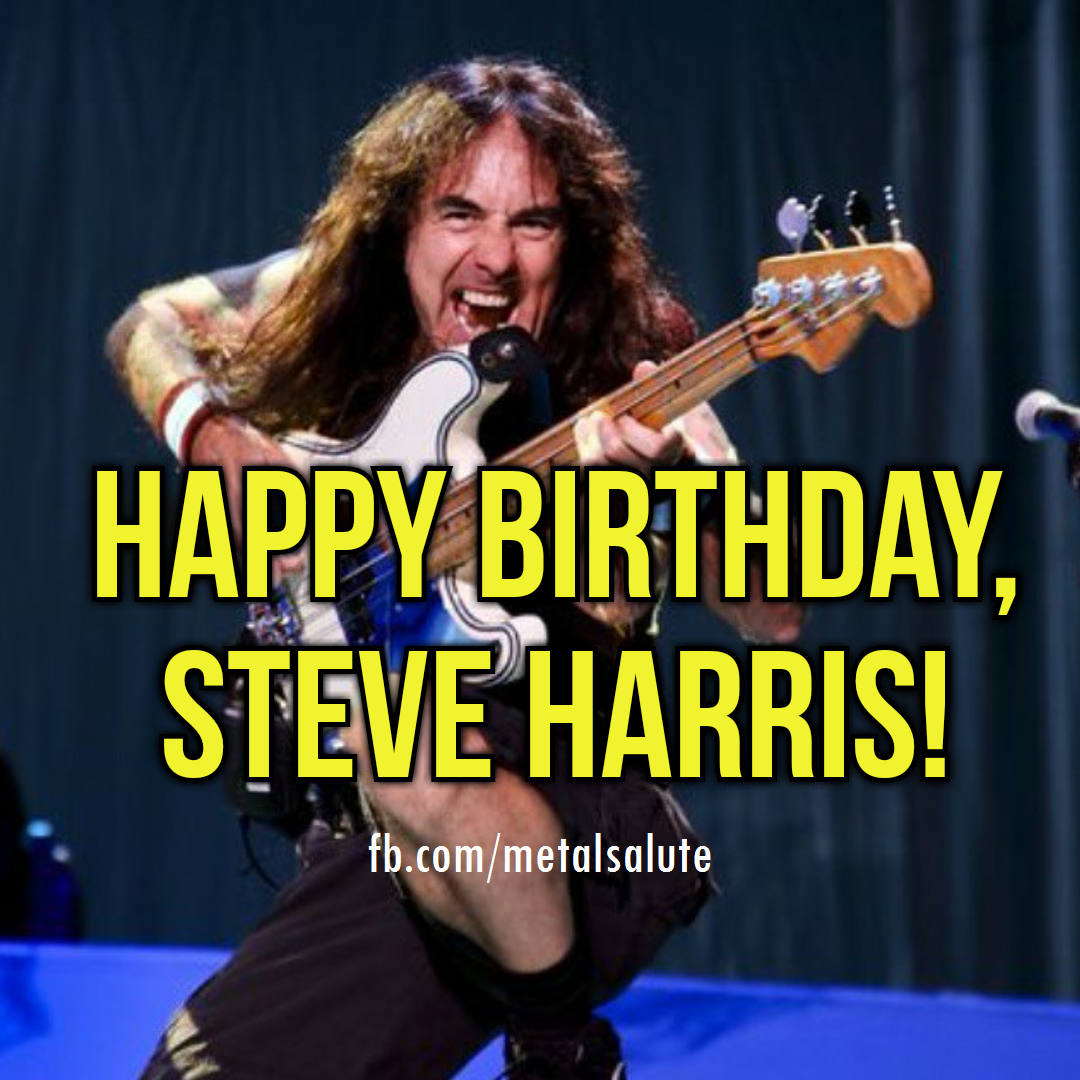 All Hail Metal: Happy birthday, Steve Harris of IRON MAIDEN