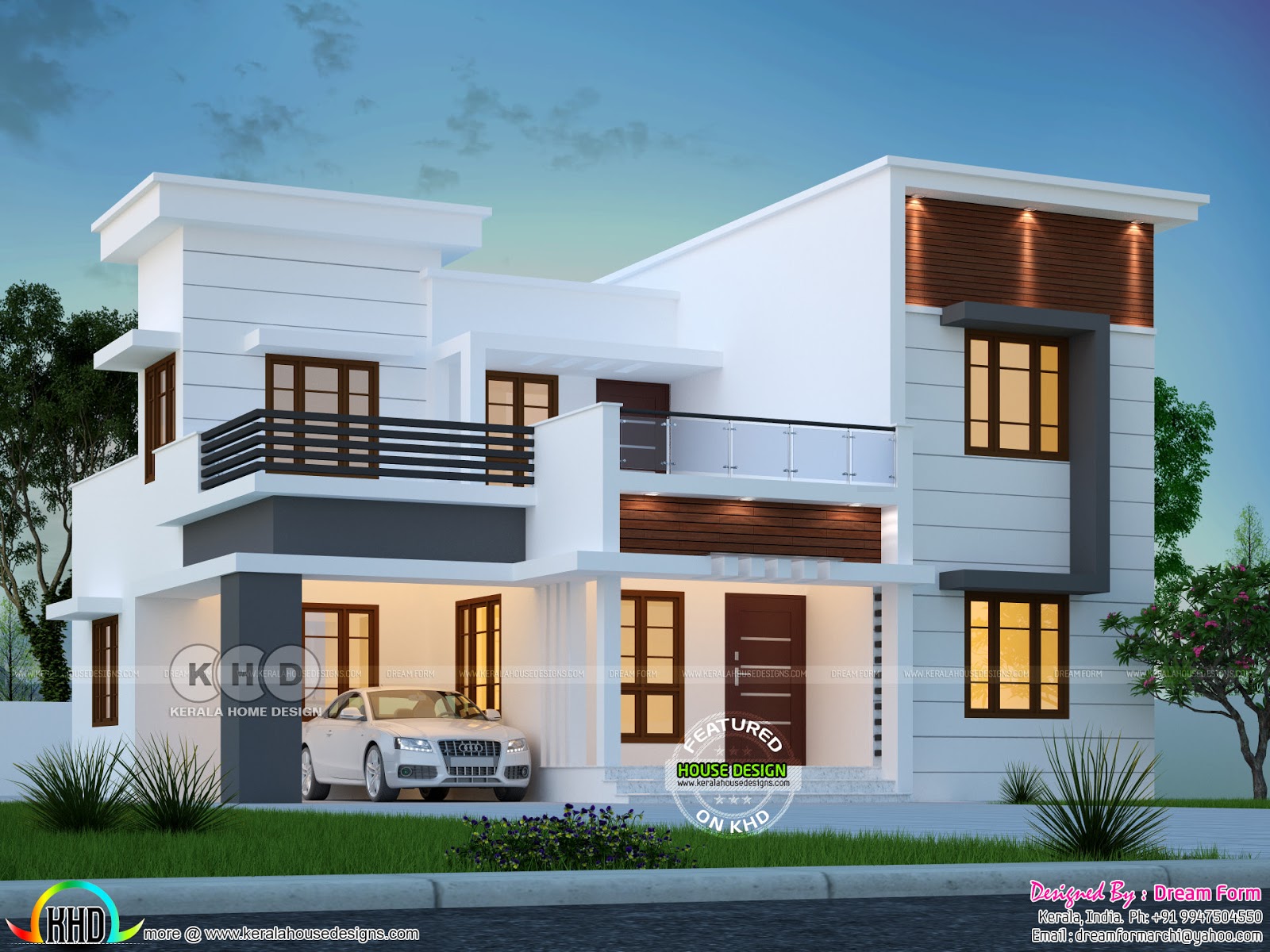 4 Bedroom 2102 Sq Ft Modern Home Design Kerala Home Design