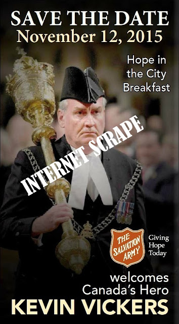 Kevin Vickers = Poster Boy for the Salvation Army