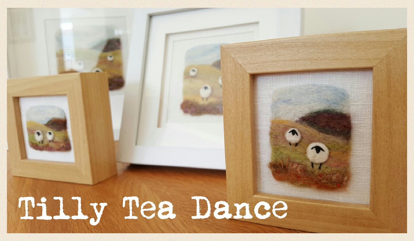 Tilly Tea Dance Needle felting inspiration from the countryside & WOYWW