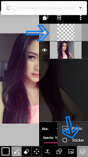 Cara Edit Foto Grime Art Efek Meleleh Keren di PicsArt