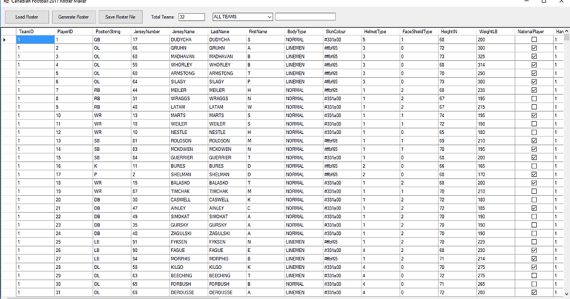The Sidelines: Maximum Football 2018: League Templates & Roster Maker