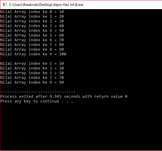 Program C++ Sorting Array Ganjil / Genap | RZDev: Belajar Programming!