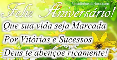 mensagem de aniversário feliz aniversário