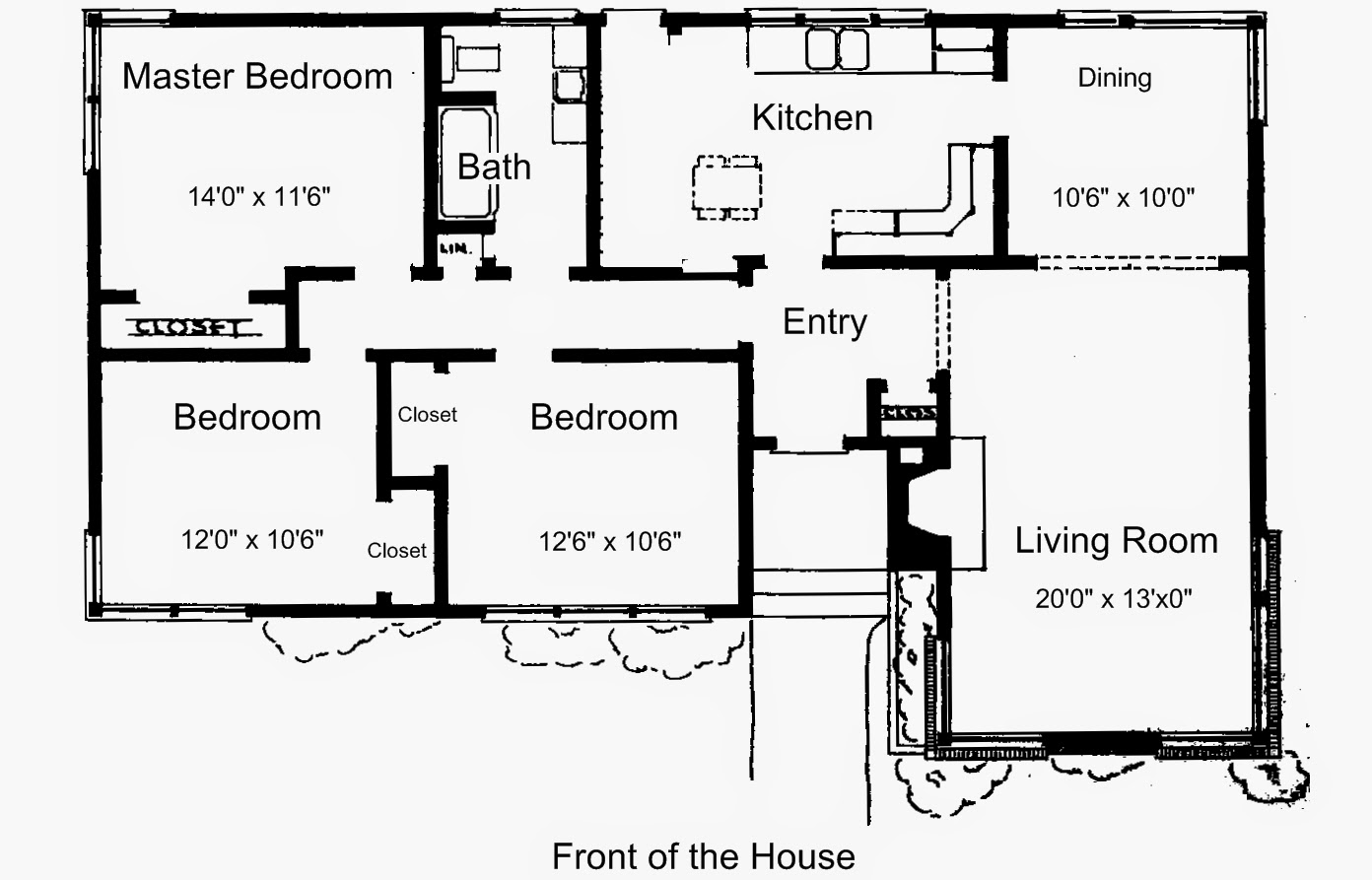 rumah minimalis 1 lantai 3 kamar tidur 2014