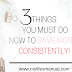 Save money consistently with these 3 easy steps