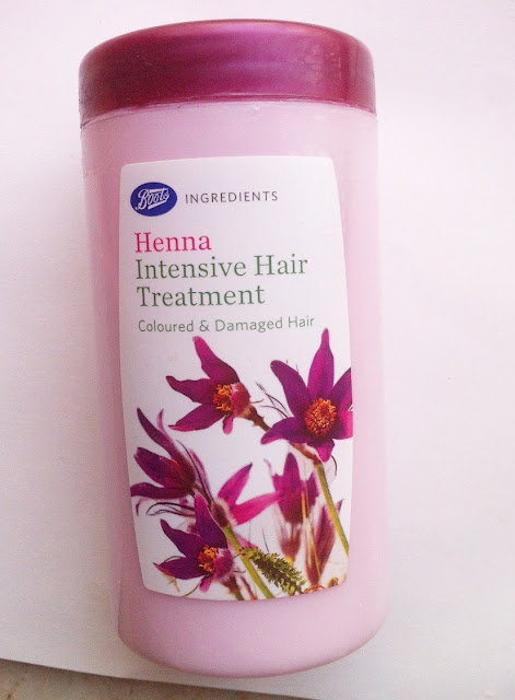 Boots Ingredients Henna Intensive Hair Treatment Review and Pictures