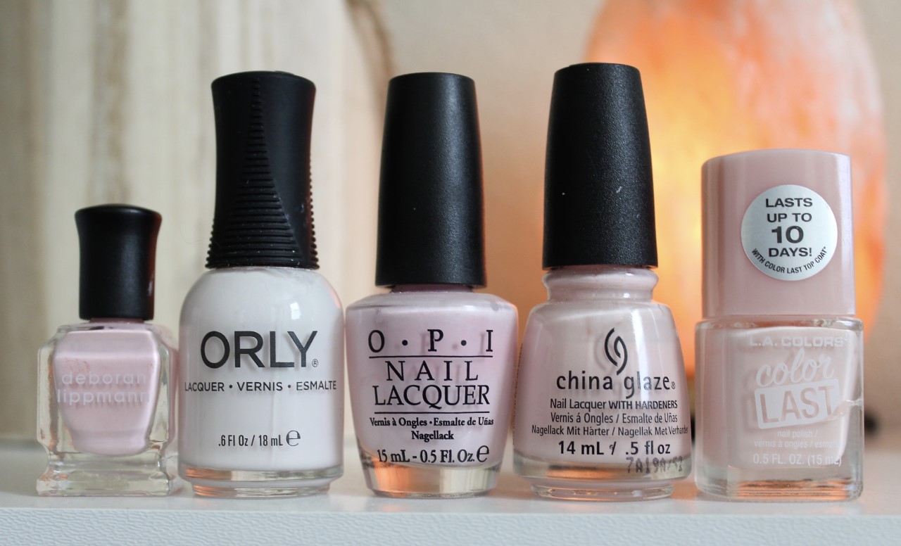 Top 5 pale pink nail polish colors