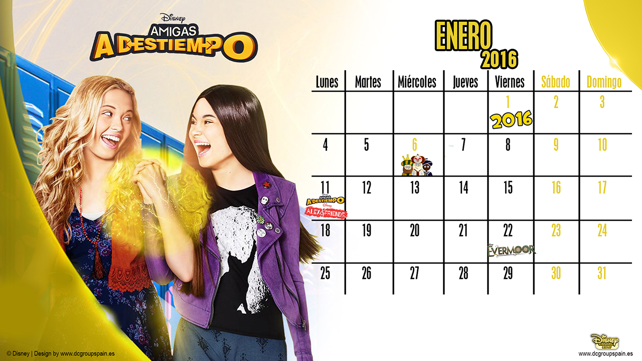 ¿Cómo virtud magia calendario disney enero 2020 franja referencia