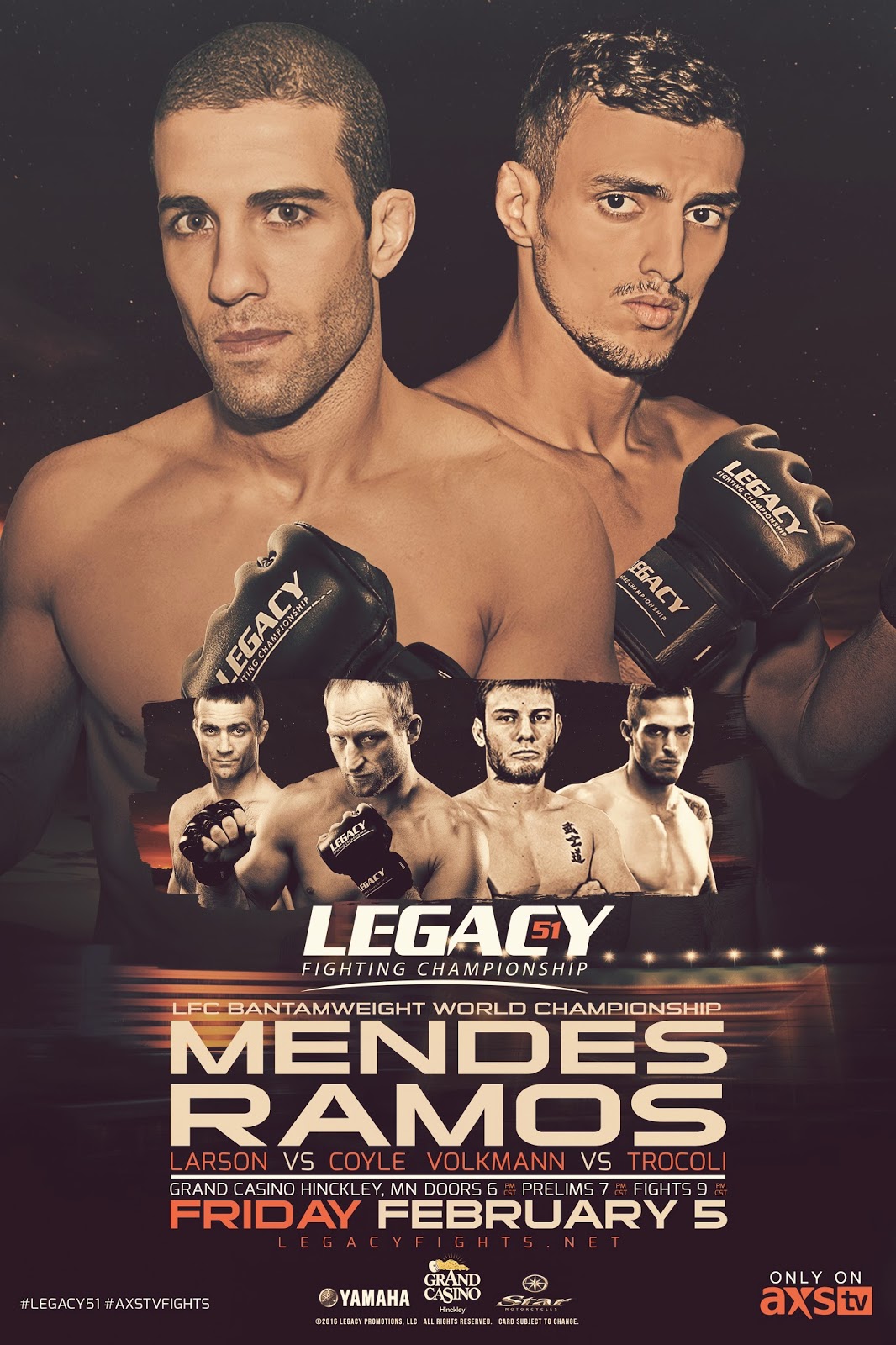 Minnesota MMA: Legacy Fighting Returns to Grand Casino