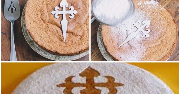 İspanyol, Badem Unlu "Tarta de Santiago" Keki