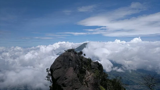 puncak gunung sumbing