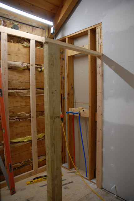 Bathroom Renovation | New Shower | Log Home Cabin