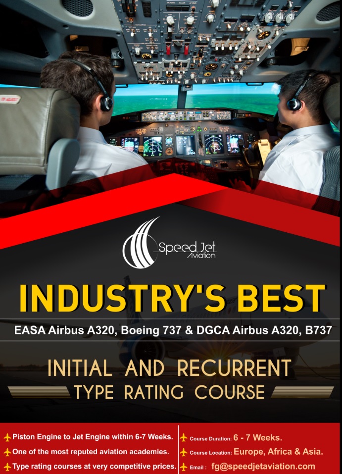 Fly Gosh Speed Jet Aviation A320 and B737 Type Rating