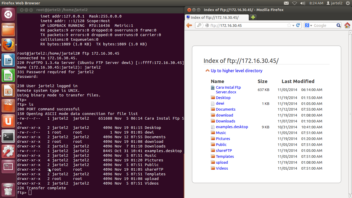 Desktop examples. Ubuntu FTP htaccess. 5500 index html