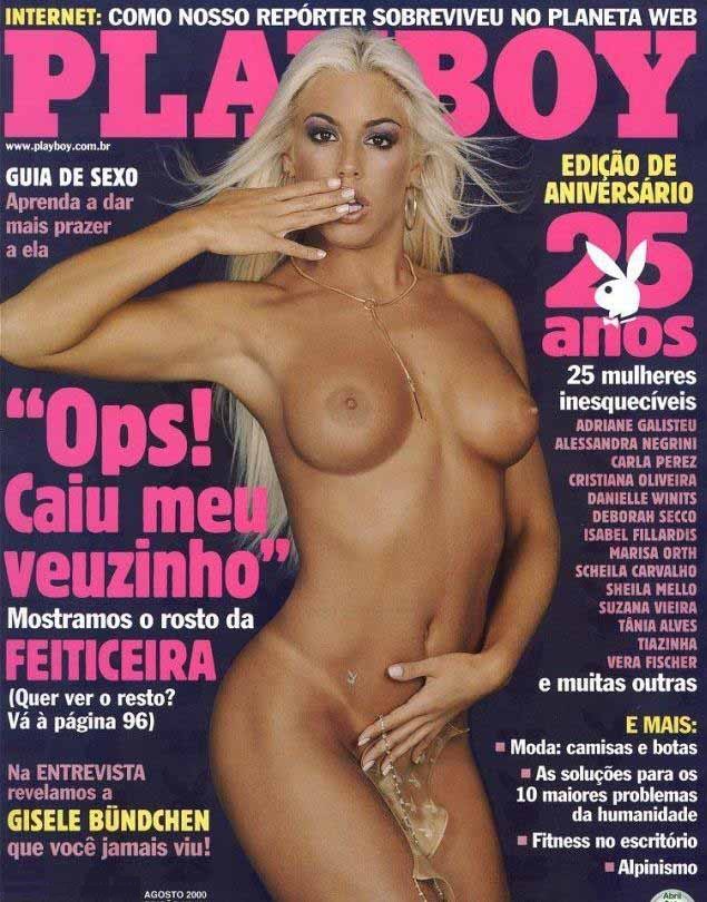 Playboy Joana Prado (Feiticeira) Super edición 25 años de Playboy - Agosto ...