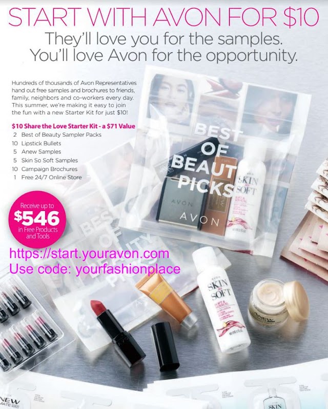 Start Avon with only $10!
