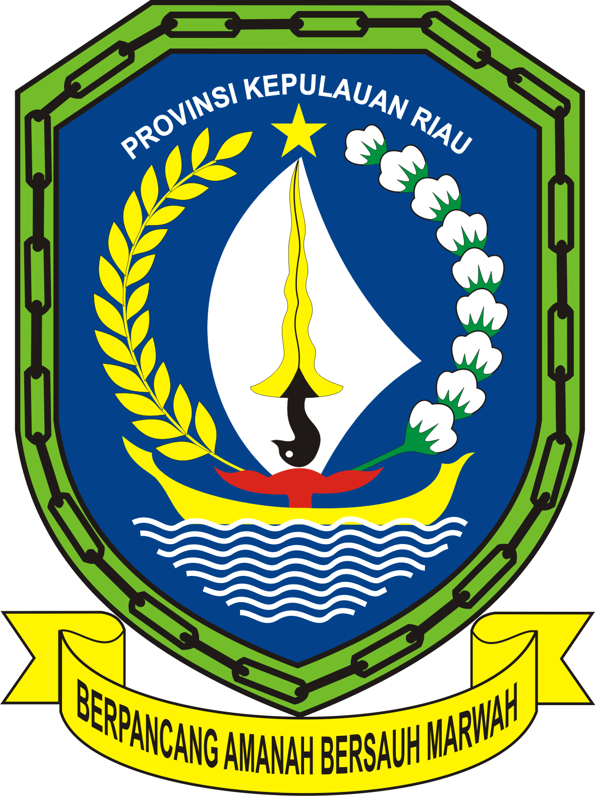 Bang Dolfi Punya Blog Logo/Lambang Provinsi Kepulauan Riau Hitam Putih