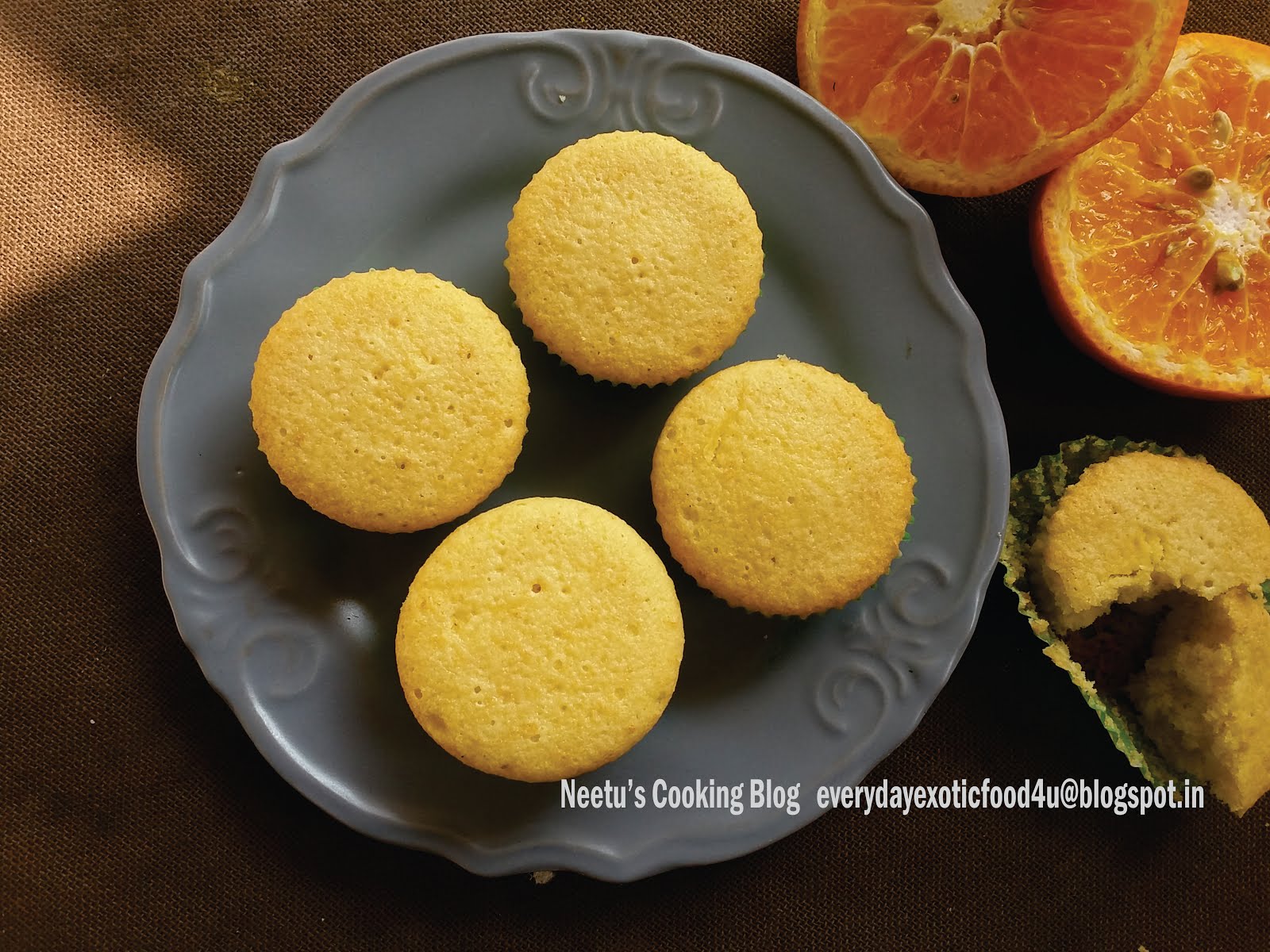 Orange Butter Cupcakes