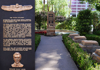 Siegel Memorial Siegel memorial honoring the casino's developer