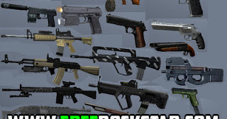 Pack de armas para GTA SA - MTA Brasil