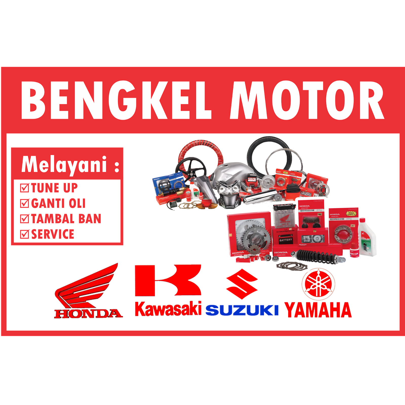 47+ Background Banner Bengkel