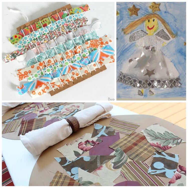 Kid's Art Portfolio from Fabric Samples & Scraps Story - Scrap Fabric Love
