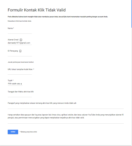 Solusi Cara Mengatasi Tidak Sengaja Klik Iklan Sendiri Google Adsense Solusi Cara Mengatasi Tidak Sengaja Klik Iklan Sendiri Google Adsense