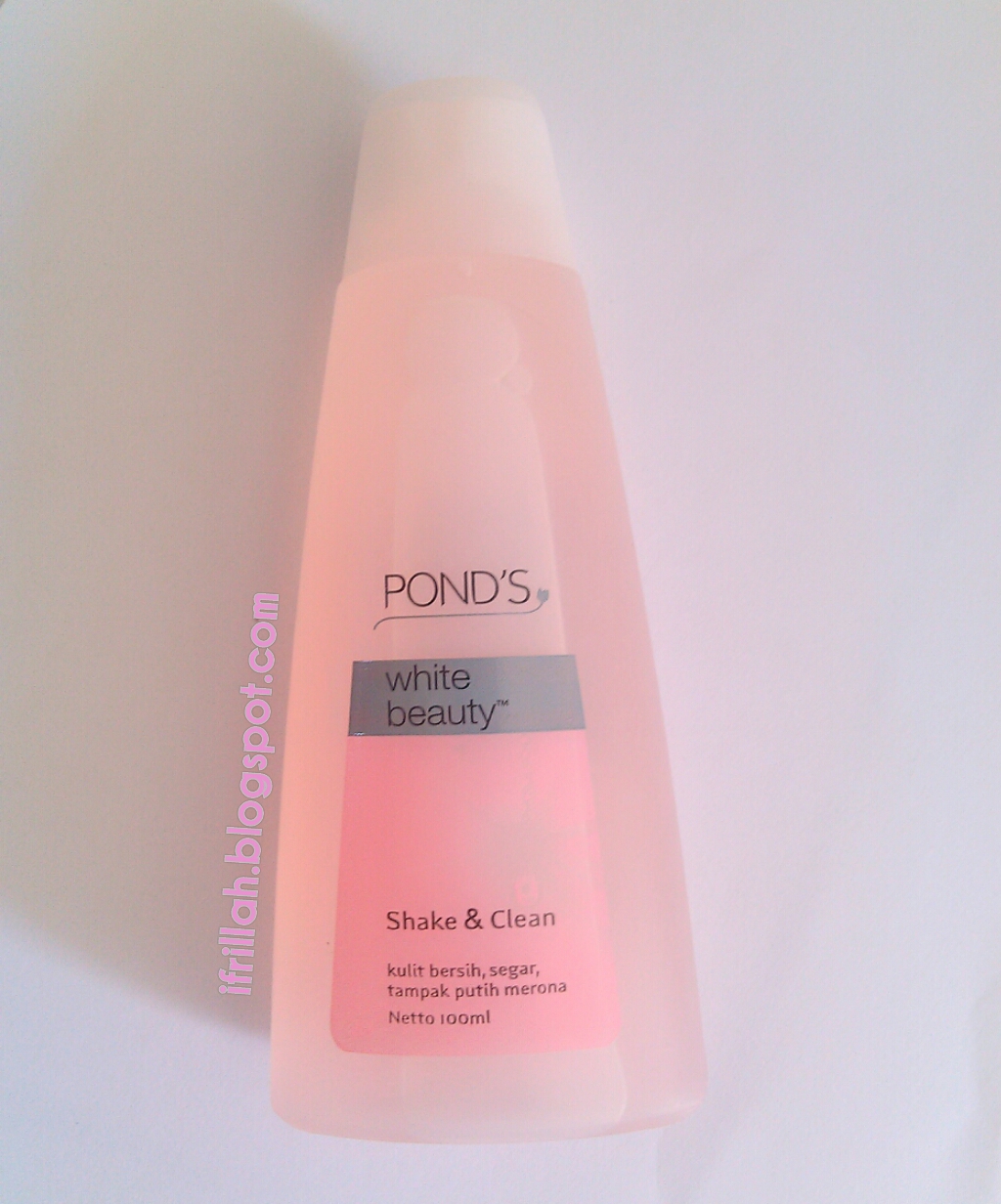 REVIEW POND’S SHAKE AND CLEAN WHITE BEAUTY IFRILLAH M
