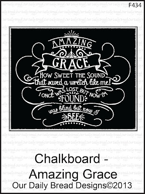 ODBD Chalkboard - Amazing Grace