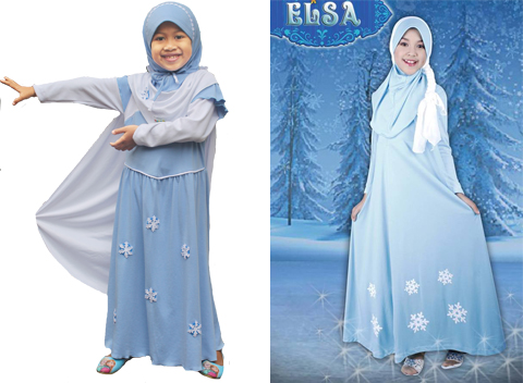 gamis anak frozen gamis anak frozen