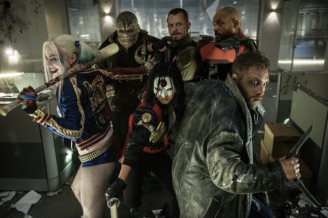 Meet the Task Force X a.k.a. Suicide Squad. Suicide Squad movie still group photo