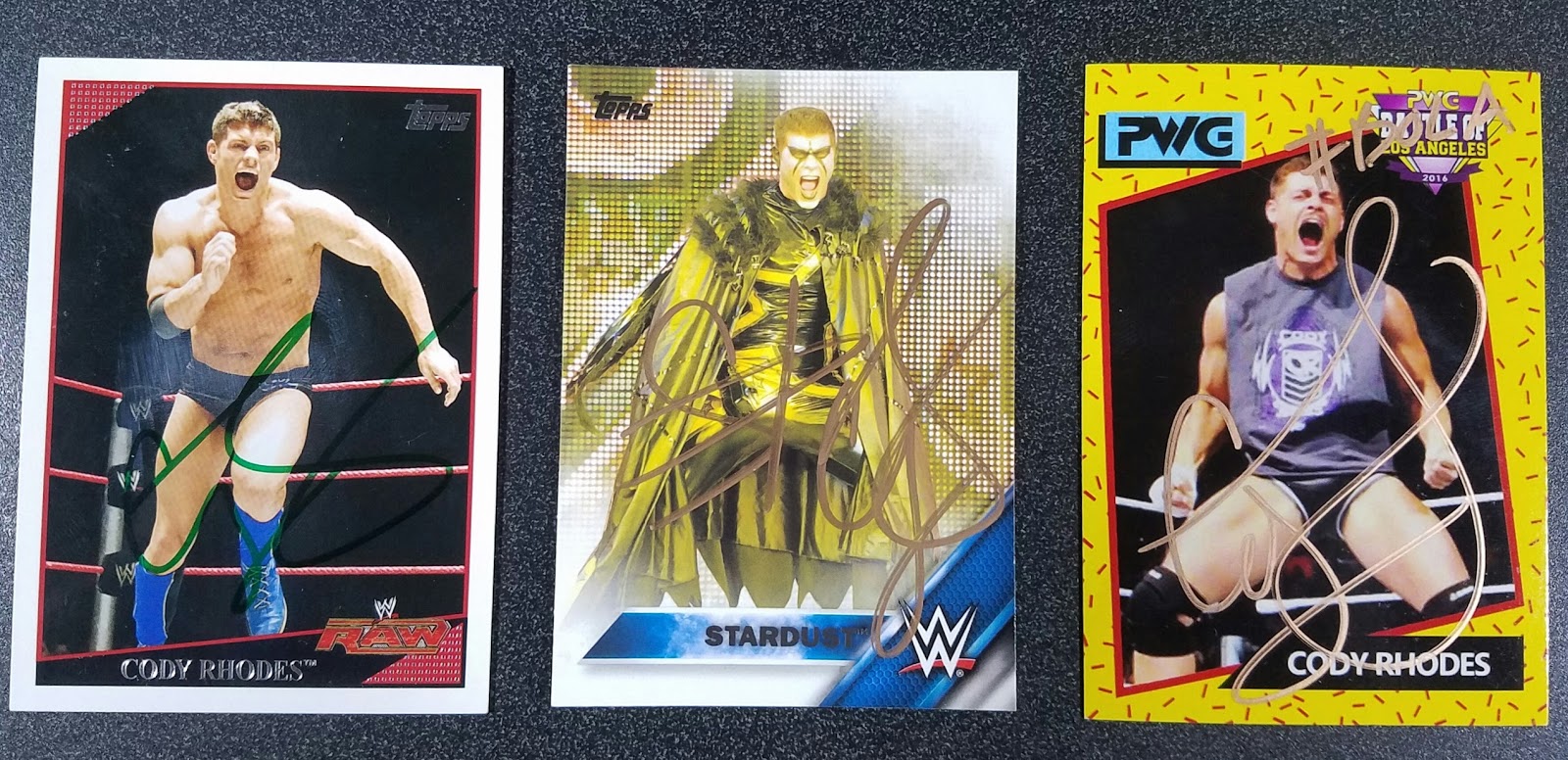 Cody Rhodes Signed WWE Stardust Glove BAS Beckett COA AEW Wrestling