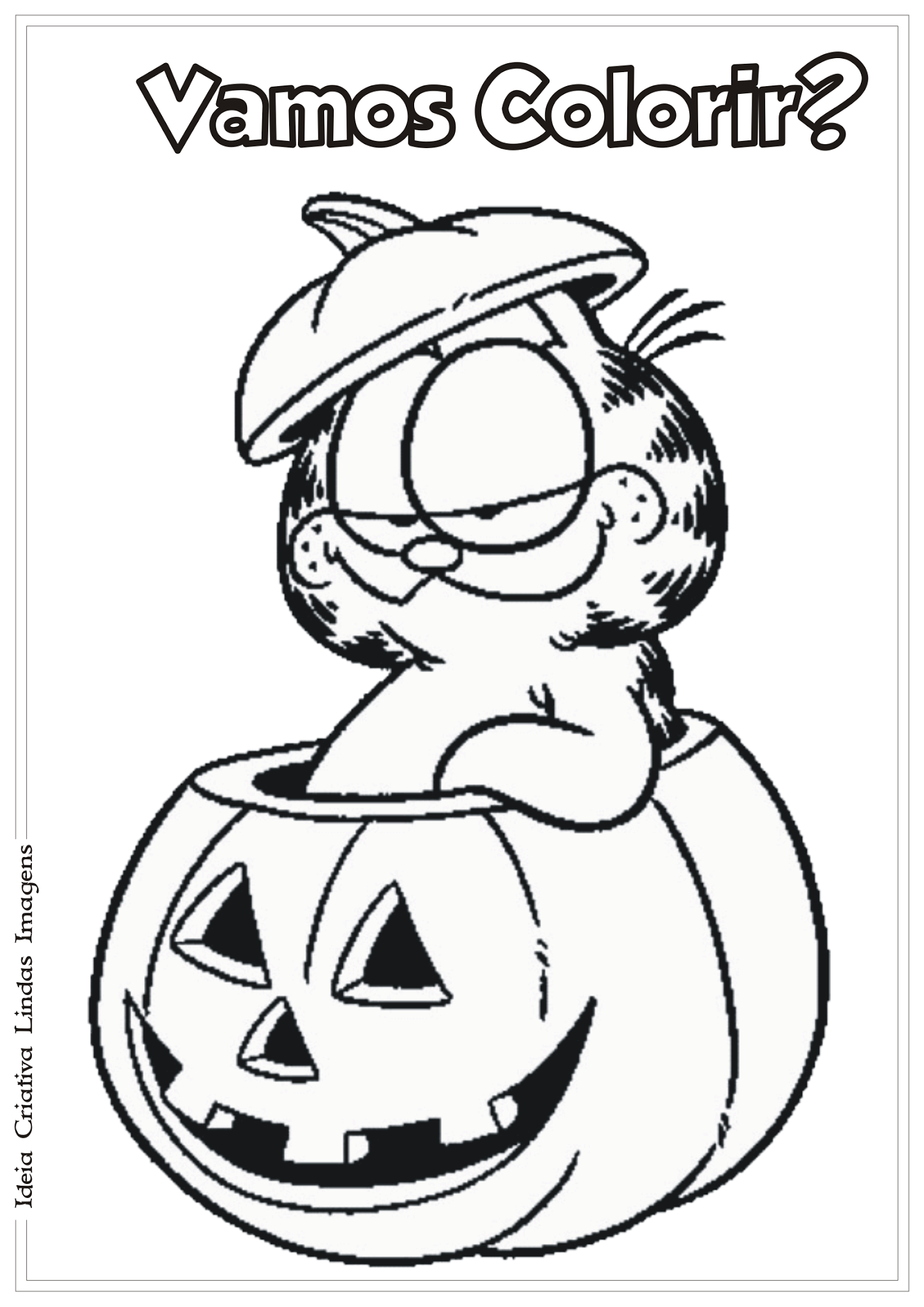 Halloween para colorir 46 –  – Desenhos para Colorir