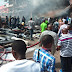 Fire Guts Kumasi Central Market